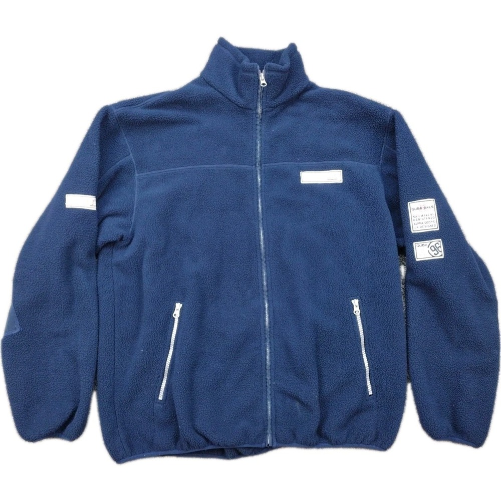 Cutty Sark Scotch Whisky Quba Sails Jacket Mens L Blue Fleece Softshell Promo